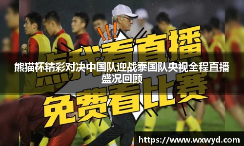 熊猫杯精彩对决中国队迎战泰国队央视全程直播盛况回顾