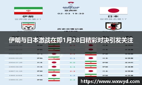 伊朗与日本激战在即1月28日精彩对决引发关注